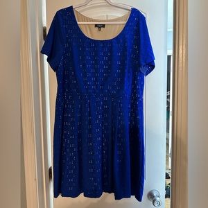 Royal blue sundress 18W